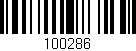 Código de barras (EAN, GTIN, SKU, ISBN): '100286'