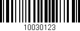 Código de barras (EAN, GTIN, SKU, ISBN): '10030123'