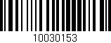 Código de barras (EAN, GTIN, SKU, ISBN): '10030153'