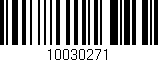 Código de barras (EAN, GTIN, SKU, ISBN): '10030271'