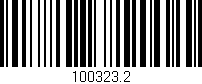 Código de barras (EAN, GTIN, SKU, ISBN): '100323.2'