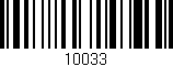 Código de barras (EAN, GTIN, SKU, ISBN): '10033'