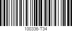 Código de barras (EAN, GTIN, SKU, ISBN): '100336-T34'