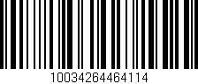 Código de barras (EAN, GTIN, SKU, ISBN): '10034264464114'