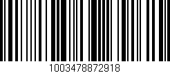 Código de barras (EAN, GTIN, SKU, ISBN): '1003478872918'
