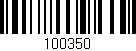 Código de barras (EAN, GTIN, SKU, ISBN): '100350'