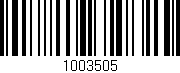 Código de barras (EAN, GTIN, SKU, ISBN): '1003505'
