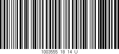 Código de barras (EAN, GTIN, SKU, ISBN): '1003555_18_14_U'