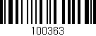 Código de barras (EAN, GTIN, SKU, ISBN): '100363'