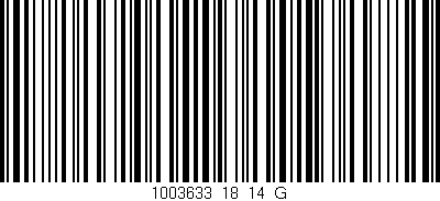 Código de barras (EAN, GTIN, SKU, ISBN): '1003633_18_14_G'