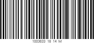 Código de barras (EAN, GTIN, SKU, ISBN): '1003633_18_14_M'