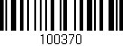 Código de barras (EAN, GTIN, SKU, ISBN): '100370'
