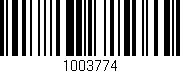 Código de barras (EAN, GTIN, SKU, ISBN): '1003774'