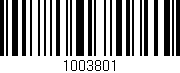 Código de barras (EAN, GTIN, SKU, ISBN): '1003801'