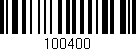 Código de barras (EAN, GTIN, SKU, ISBN): '100400'
