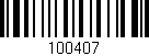 Código de barras (EAN, GTIN, SKU, ISBN): '100407'