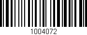 Código de barras (EAN, GTIN, SKU, ISBN): '1004072'