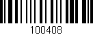 Código de barras (EAN, GTIN, SKU, ISBN): '100408'