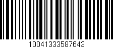 Código de barras (EAN, GTIN, SKU, ISBN): '10041333587643'