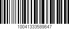 Código de barras (EAN, GTIN, SKU, ISBN): '10041333589647'