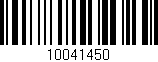 Código de barras (EAN, GTIN, SKU, ISBN): '10041450'