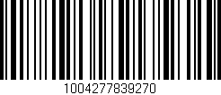Código de barras (EAN, GTIN, SKU, ISBN): '1004277839270'