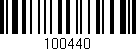 Código de barras (EAN, GTIN, SKU, ISBN): '100440'