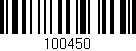 Código de barras (EAN, GTIN, SKU, ISBN): '100450'