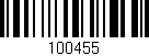 Código de barras (EAN, GTIN, SKU, ISBN): '100455'