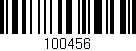 Código de barras (EAN, GTIN, SKU, ISBN): '100456'