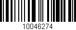 Código de barras (EAN, GTIN, SKU, ISBN): '10046274'