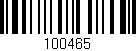 Código de barras (EAN, GTIN, SKU, ISBN): '100465'