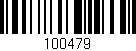 Código de barras (EAN, GTIN, SKU, ISBN): '100479'
