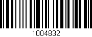 Código de barras (EAN, GTIN, SKU, ISBN): '1004832'