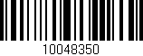 Código de barras (EAN, GTIN, SKU, ISBN): '10048350'