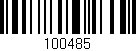 Código de barras (EAN, GTIN, SKU, ISBN): '100485'
