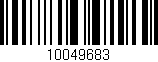Código de barras (EAN, GTIN, SKU, ISBN): '10049683'