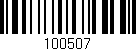 Código de barras (EAN, GTIN, SKU, ISBN): '100507'