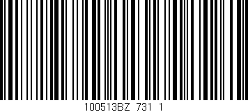 Código de barras (EAN, GTIN, SKU, ISBN): '100513BZ_731_1'