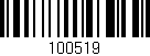 Código de barras (EAN, GTIN, SKU, ISBN): '100519'
