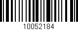 Código de barras (EAN, GTIN, SKU, ISBN): '10052184'