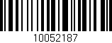 Código de barras (EAN, GTIN, SKU, ISBN): '10052187'