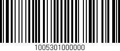Código de barras (EAN, GTIN, SKU, ISBN): '1005301000000'