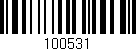 Código de barras (EAN, GTIN, SKU, ISBN): '100531'