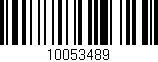 Código de barras (EAN, GTIN, SKU, ISBN): '10053489'