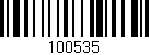 Código de barras (EAN, GTIN, SKU, ISBN): '100535'