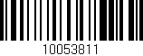 Código de barras (EAN, GTIN, SKU, ISBN): '10053811'