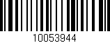 Código de barras (EAN, GTIN, SKU, ISBN): '10053944'