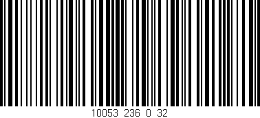 Código de barras (EAN, GTIN, SKU, ISBN): '10053_236_0_32'