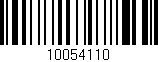 Código de barras (EAN, GTIN, SKU, ISBN): '10054110'